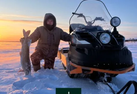 ТРОФЕЙНАЯ РЫБАЛКА с гидами на снегоходах - с 28 января