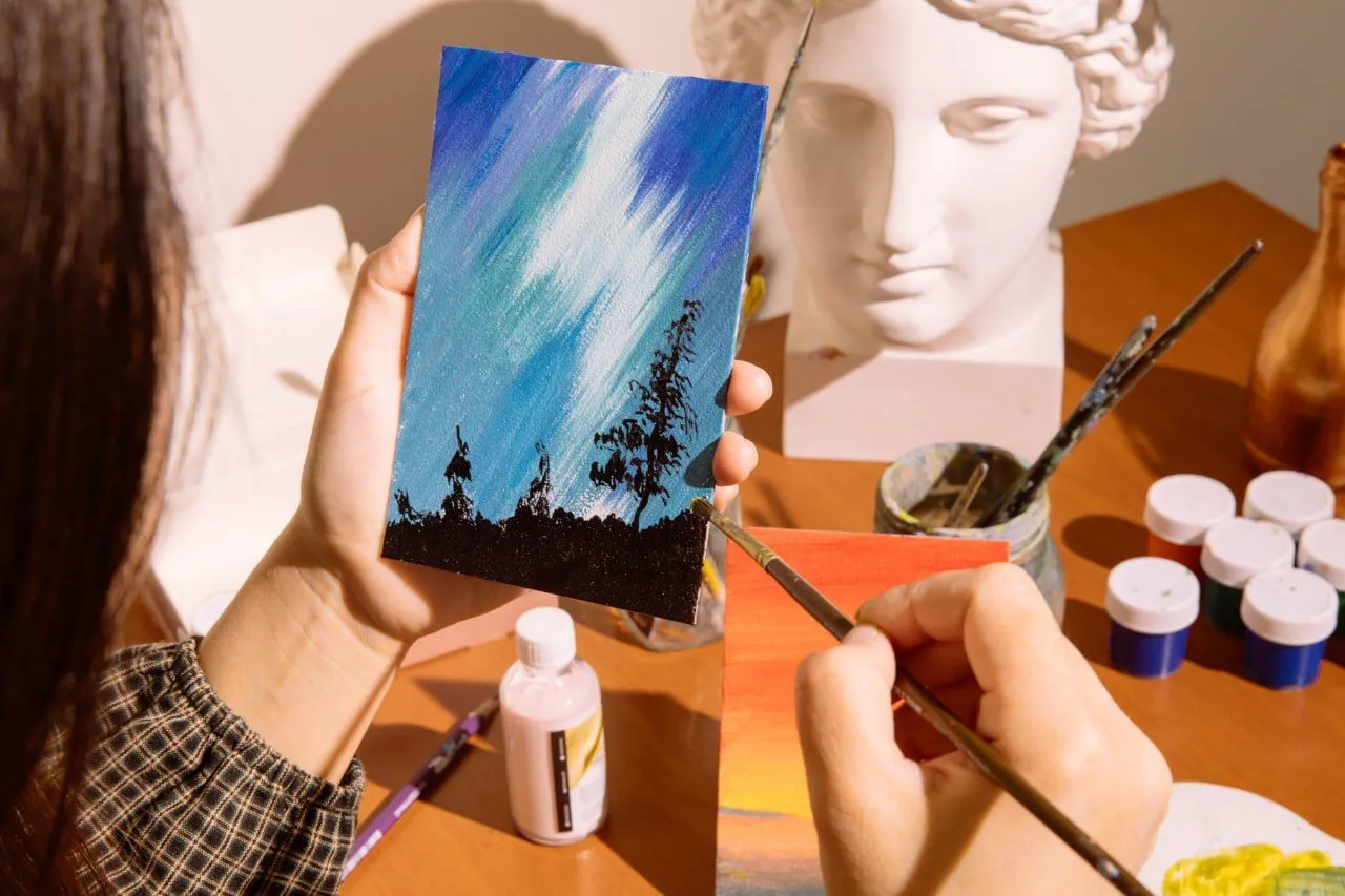 Мастер-классы по живописи акрилом