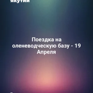 Поездка на оленеводческую базу - 19 Апреля