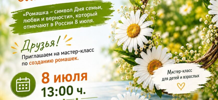 ромашка - символ верности
